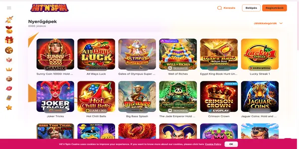 Hit'n'Spin Casino screenshot 4